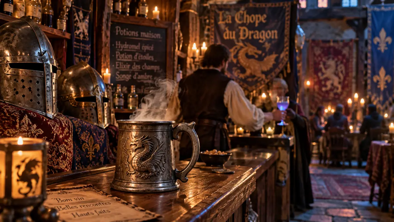 La Chope du Dragon : une immersion médiévale-fantaisie au cœur de Rennes