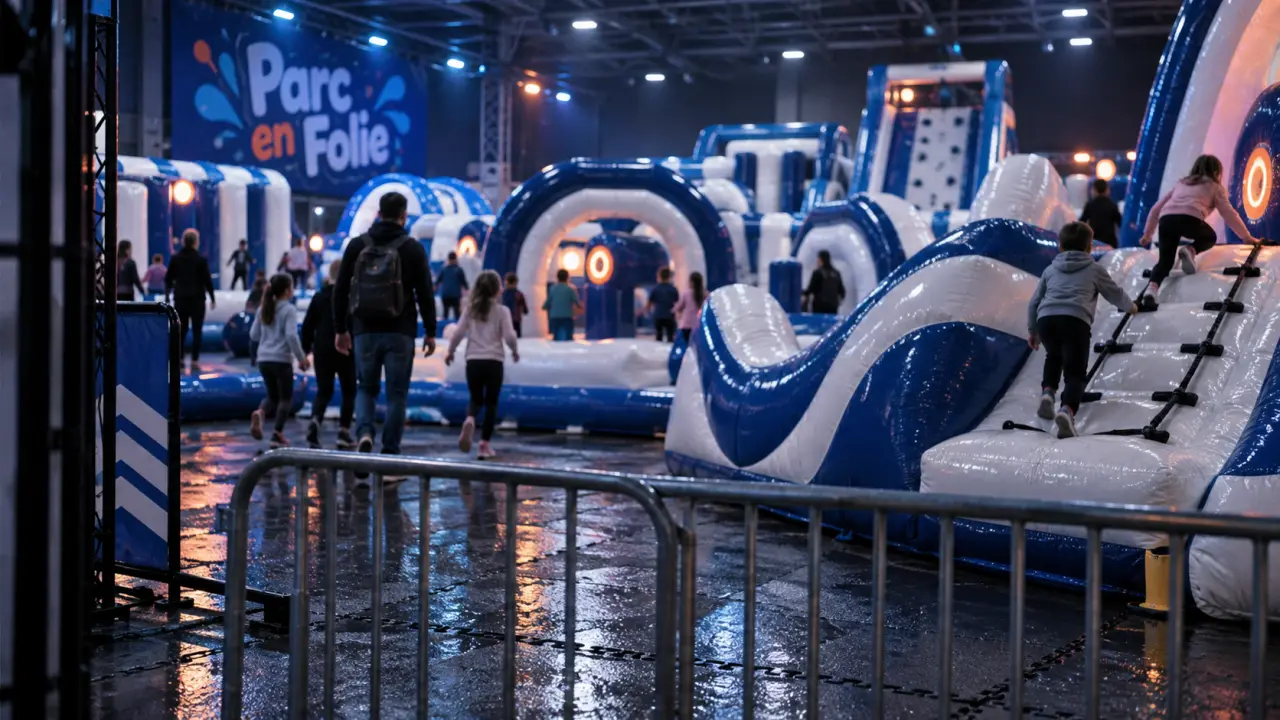 Parc en Folie : près de 10 000 m² de jeux au parc expo de Rennes jusqu’au 30 octobre