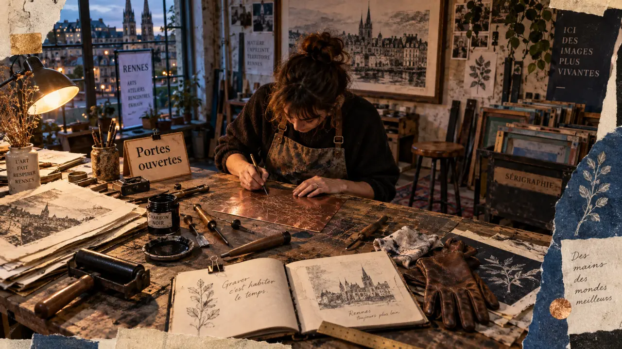 108 ateliers d’artistes à visiter à Rennes et dans la métropole du 16 au 18 octobre