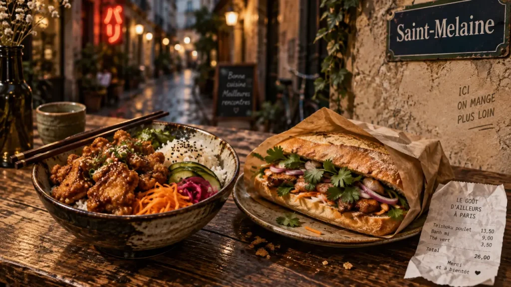 Deux tables asiatiques à découvrir rue Saint-Melaine à Rennes