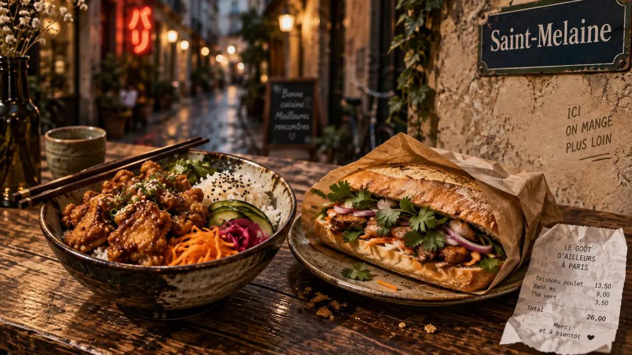 Deux tables asiatiques à découvrir rue Saint-Melaine à Rennes