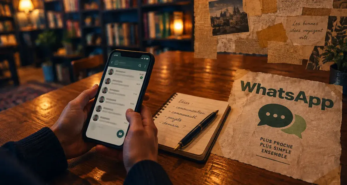 Apprivoisez WhatsApp à la bibliothèque de la Bellangerais